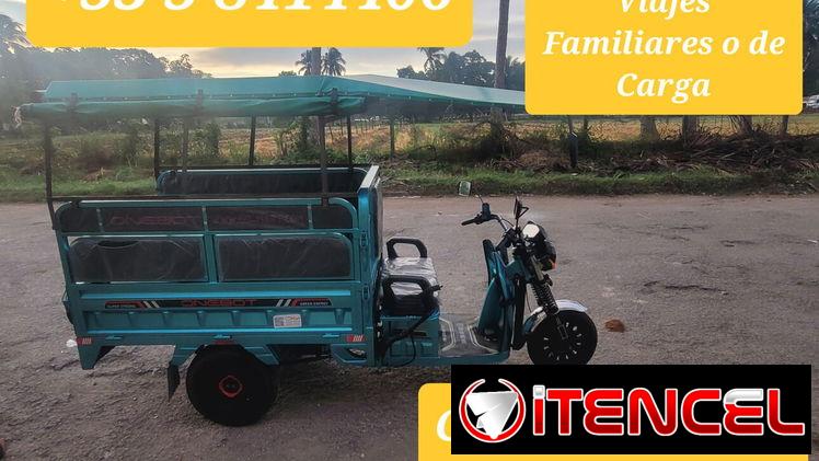 TRICICLO DISPONIBLE PARA CARGA Y VIAJES FAMILIARES