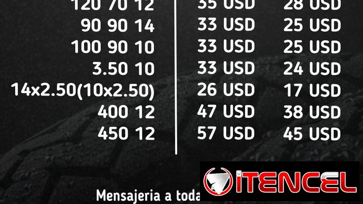 Gomas de motos trciclos bicimotos