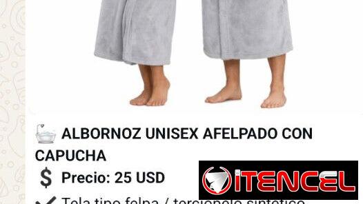 Albornoz de cuerpo completo Afelpado