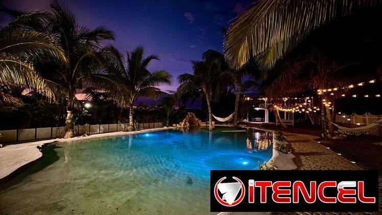 Casa de renta con piscina en Santa Fé. Alquiler de casa en la playa con piscina en Playa