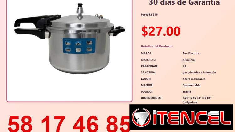 OLLA DE PRESION PARA INDUCCIÓN  5L