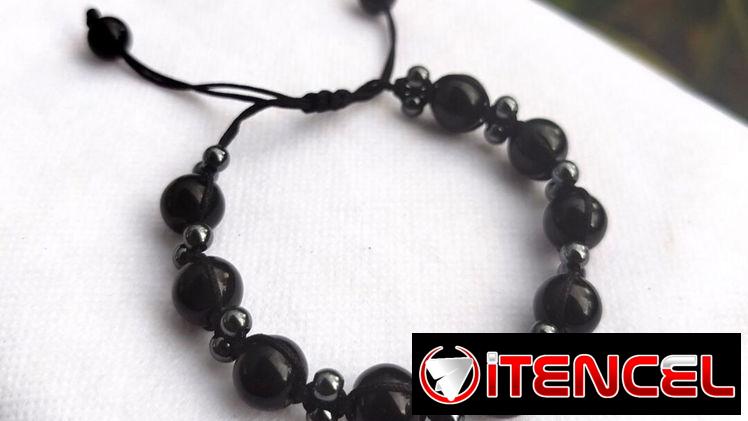 Pulsera de Onix y Hematita