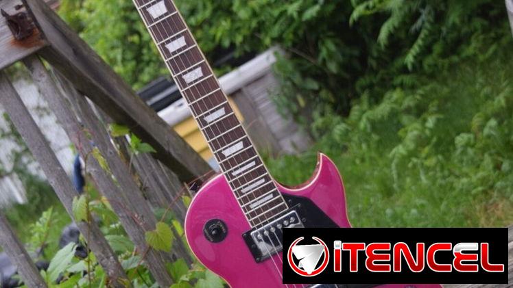 Electric Guitar Mahogany Body Maple Top Metallic Magenta (Groove Canadian Brand)