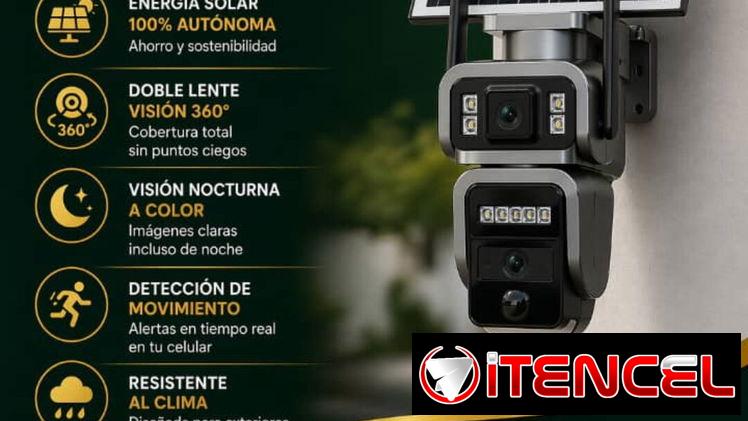 Cámaras de seguridad con panel solar
