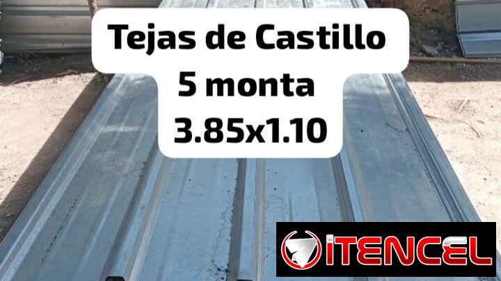 Tejas de castillo de 5 monta de 3.85×1.10