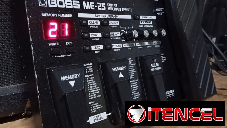 Multiefectos de Guitarra BOSS ME-25