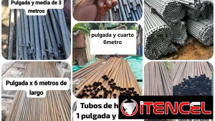 TEJAS GALVANIZADAS, TUBOS Galvanizado.