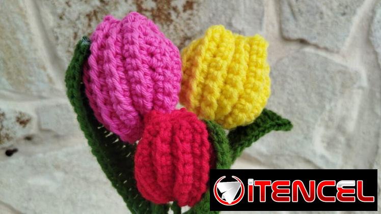 Ramos de flores tejidas