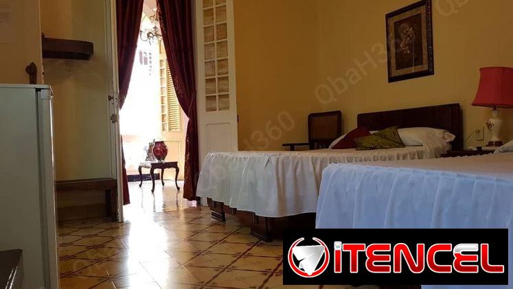 Renta hostal colonial de 2 habitaciones en el centro de la ciudad de Santa Clara.
