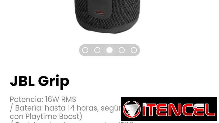 JBL Grip. Potencia: 16W RMS