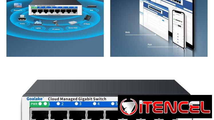 Switch gestionable a 1GB 8 puertos