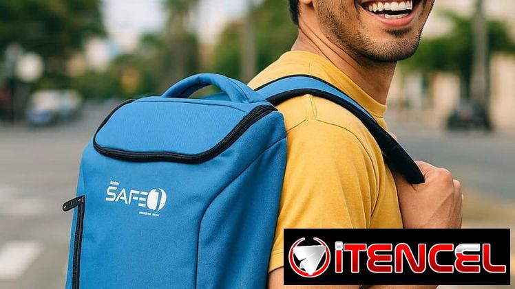 🎒 Mochila SAFE Azul – NUEVA🎒