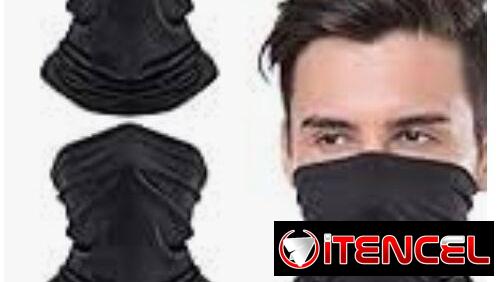 Mascaras negra para cubrir el rostro del sol y del frio.