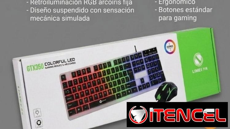 Combo mouse / teclado RGB