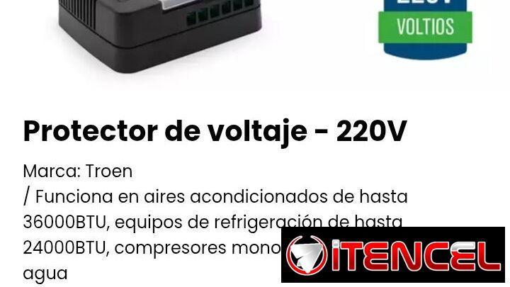 Protector de voltaje 220V. Nuevo