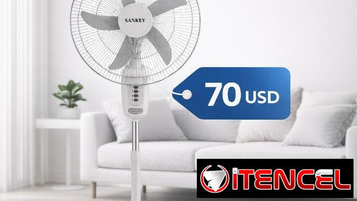 16″ VENTILADOR RECARGABLE SANKEY