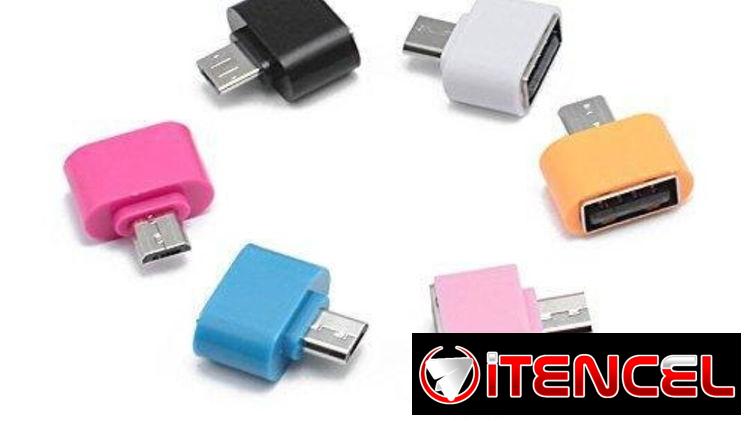 Adaptador OTG-USB tipo C y v8