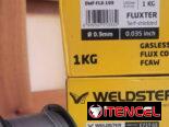 Alambre de soldar con núcleo de fundente AWS A5.20 E71T-GS.   0.9mm 1kg