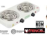 Cocina eléctrica de 2 quemadores