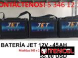 Energía para vehículos (Baterias JET y KONNEN)