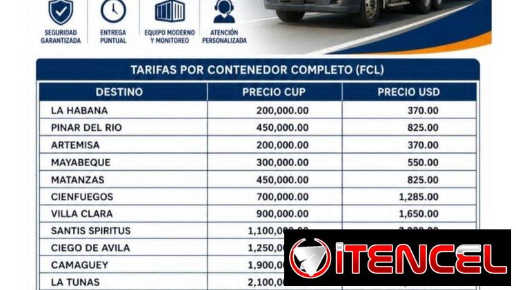 Rastras para servicios logísticos/ transportación contenedores
