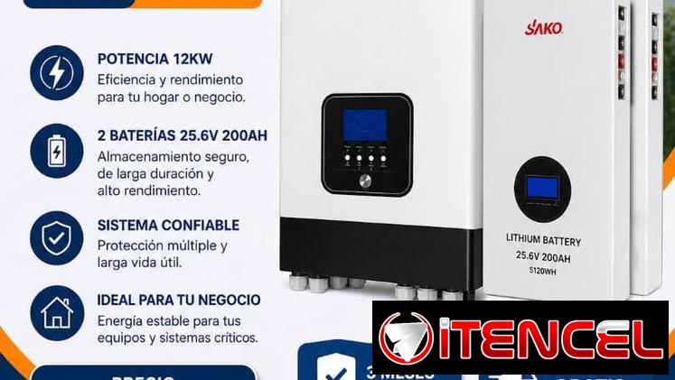 Kit solar 12 KW