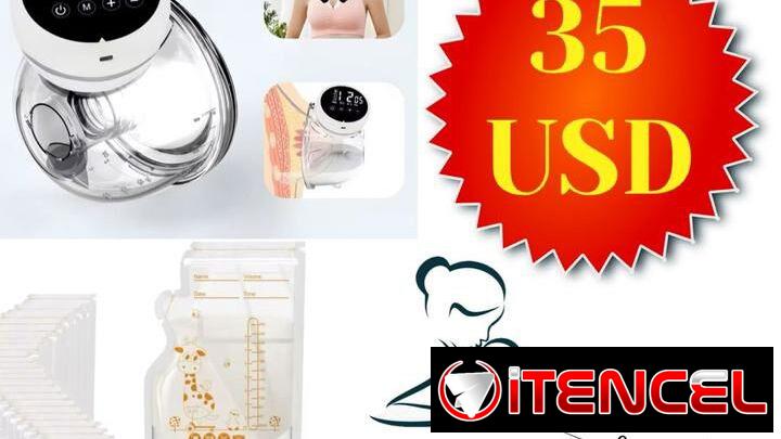 Extractor de leche materna recargable sencillo