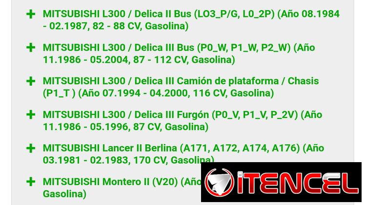 Bomba de agua nueva en caja de Hyundai H100, H1de gasolina y de Mitsubishi Lancer, montero, y otros modelos de gasolina
