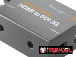 Convertidor Blackmagic HDMI a SDI 3G | CONVCMIC/HS03G/WPSU | 1080p60, Tally, Cable Largo