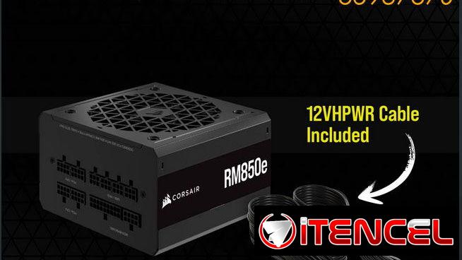 Fuente CORSAIR RM850e (850W/70.8A) 80+ Oro, NUEVA en caja