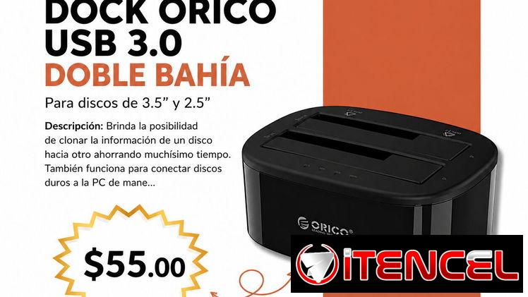 Dock ‎ORICO USB 3.0 Doble Bahía | videojuegoshabana.com
