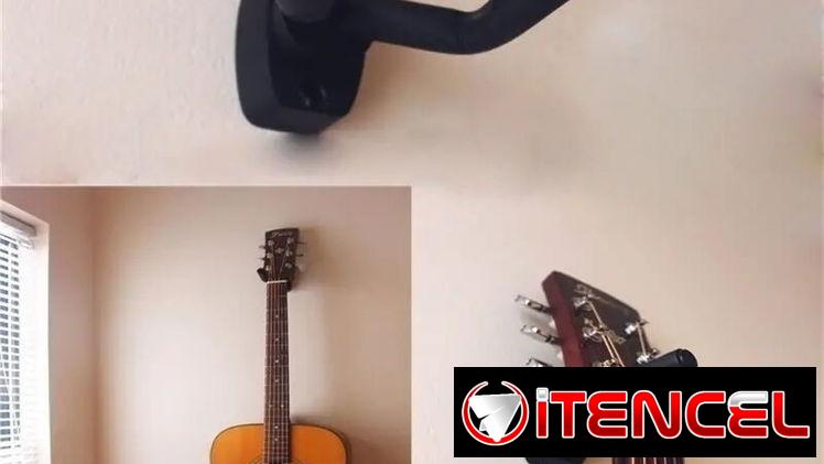 Soporte de pared para guitarra. Soporte para guitarra
