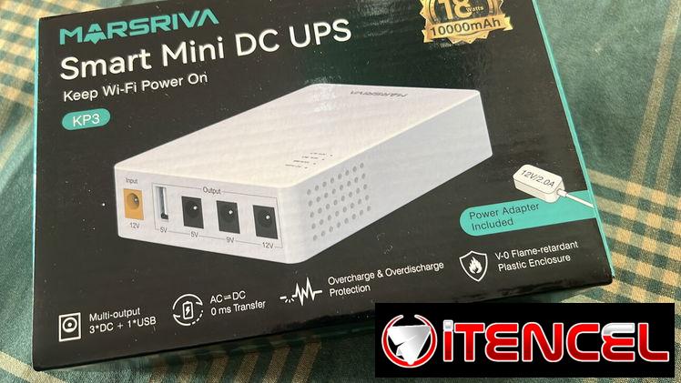 MINI UPS RESPALDO DE ENERGIA PARA ROUTER
