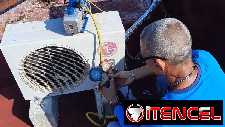 Recarga de gas refrigerante, cambio de capacitores, defectaciones de aires tipo Split y arreglos menores 52966031