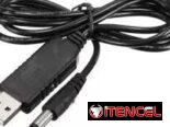 🔌⚡ CABLE ELEVADOR USB 5V a 12V – RESPALDO PARA ROUTER Y MÁS 🔋📡