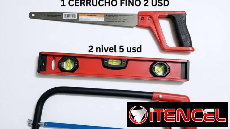 Zerrucho fino,segeta y nivel