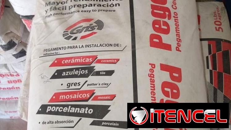 Venta de cemento cola pegon
