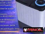 Lavadora semiautomática Milexus 9kg 195 usd