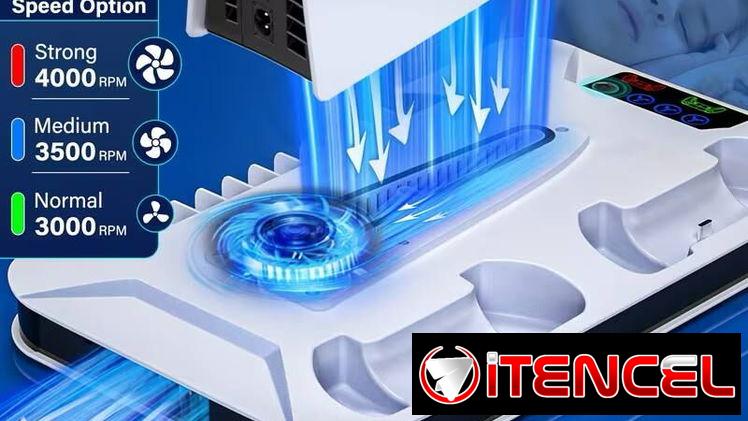 ☎️53544655 🛵 Entrega Disponible ⭐ Base Multifuncional con Refrigeración para PS5 / PS5 Slim⭐