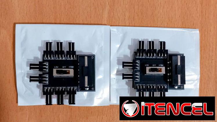 ADAPTADOR DE CORRIENTE PARA 8 FANES