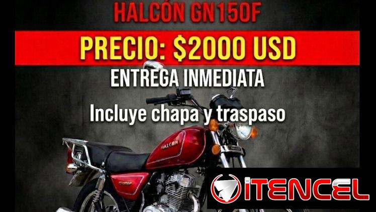 🔥 ¡DISPONIBLES PARA ENTREGA INMEDIATA! 🏍️ Motos Halcón GN150F 0KM – $2000 USD 💵 CON CHAPA Y TRASPASO 🚀