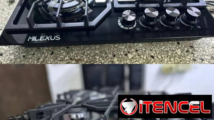 Cocina de gas *Milexus* 4Q (Empotrable) ● toca *{ ver canal }* para info ✔️ Magneto, Infrarrojo 📐 Medidas: 63.0×54.0×14