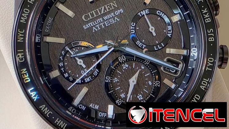 🔥 gama alta 🔥 uno de los buque insignia de la marca  🕰 citizen eco drive attesa satellite wave gps