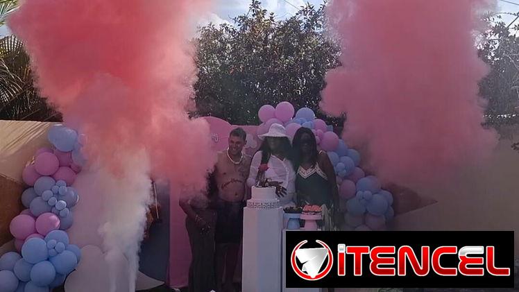 Cañon Jet de CO2 para revilacion de sexo (Baby Shower)