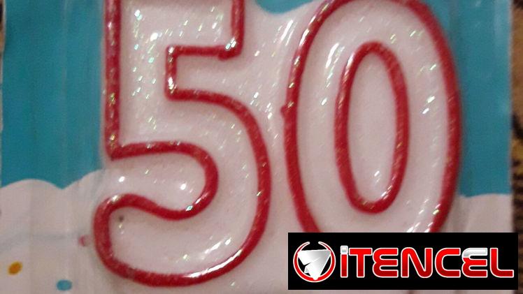 Vela para los que cumplan 50 años