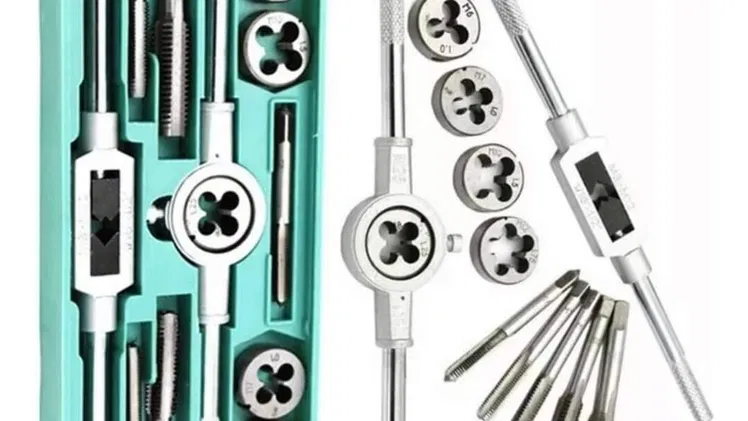 Tarraja con machos M6,M7,M8,M10,M12.  20 usd