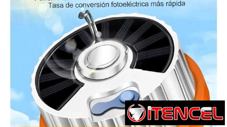Lámpara solar recargable de 150w