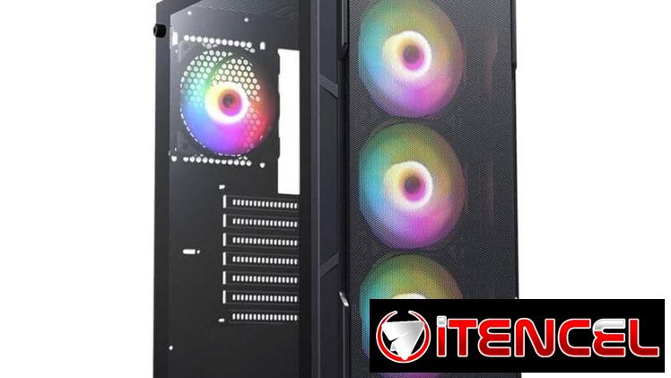Chasis Gaming Raidmax Vector V212 4 Fanes RGB líquidas de 240mm 💵120 USD