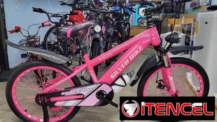 BICICLETA 20″ SILVER BIKE COLOR ROSADA