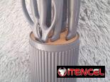 Set de cuchillos de 6 piezas con base plastica marca KUNSION hoja dura en 10000cup